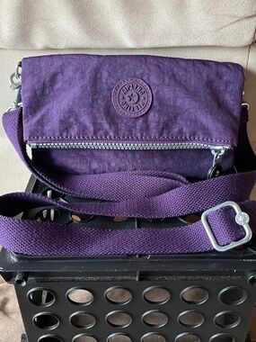 Kipling LYNNE Purple Convertible Waist Pack Crossbody Bag